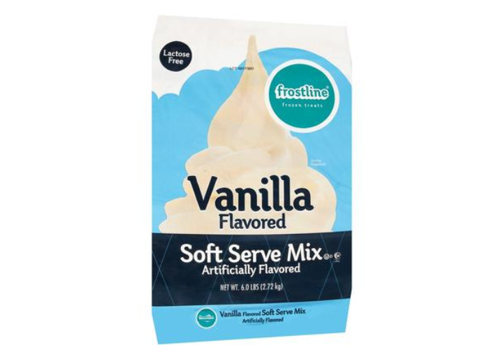 Frostline® Vanilla Flavored Soft Serve Mix, Artificially Flavored